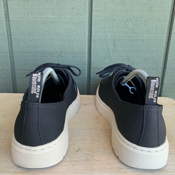 Dr. Martens Walden Black Canvas Lace-Up Casual Oxford Shoes Women’s Size 8 - Picture 5 of 12